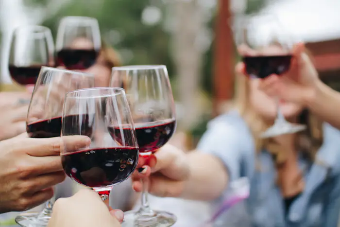 Bouteilles de vins italiens