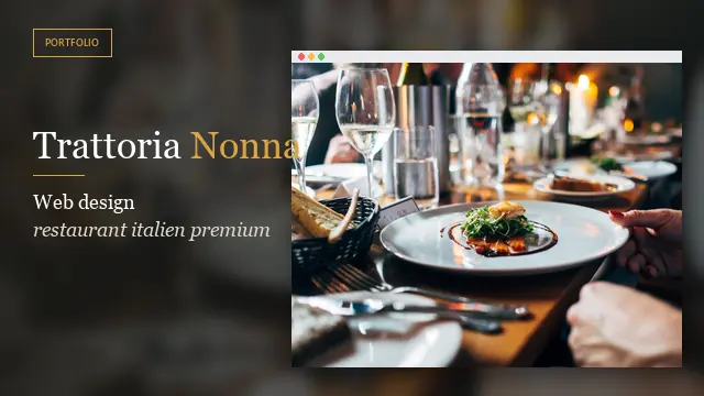 Aperçu du design Restaurant italien premium