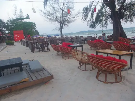 Angkor Beach Bar and Resturant, Bar, Seafood, European, Asian, Central European, Cambodian