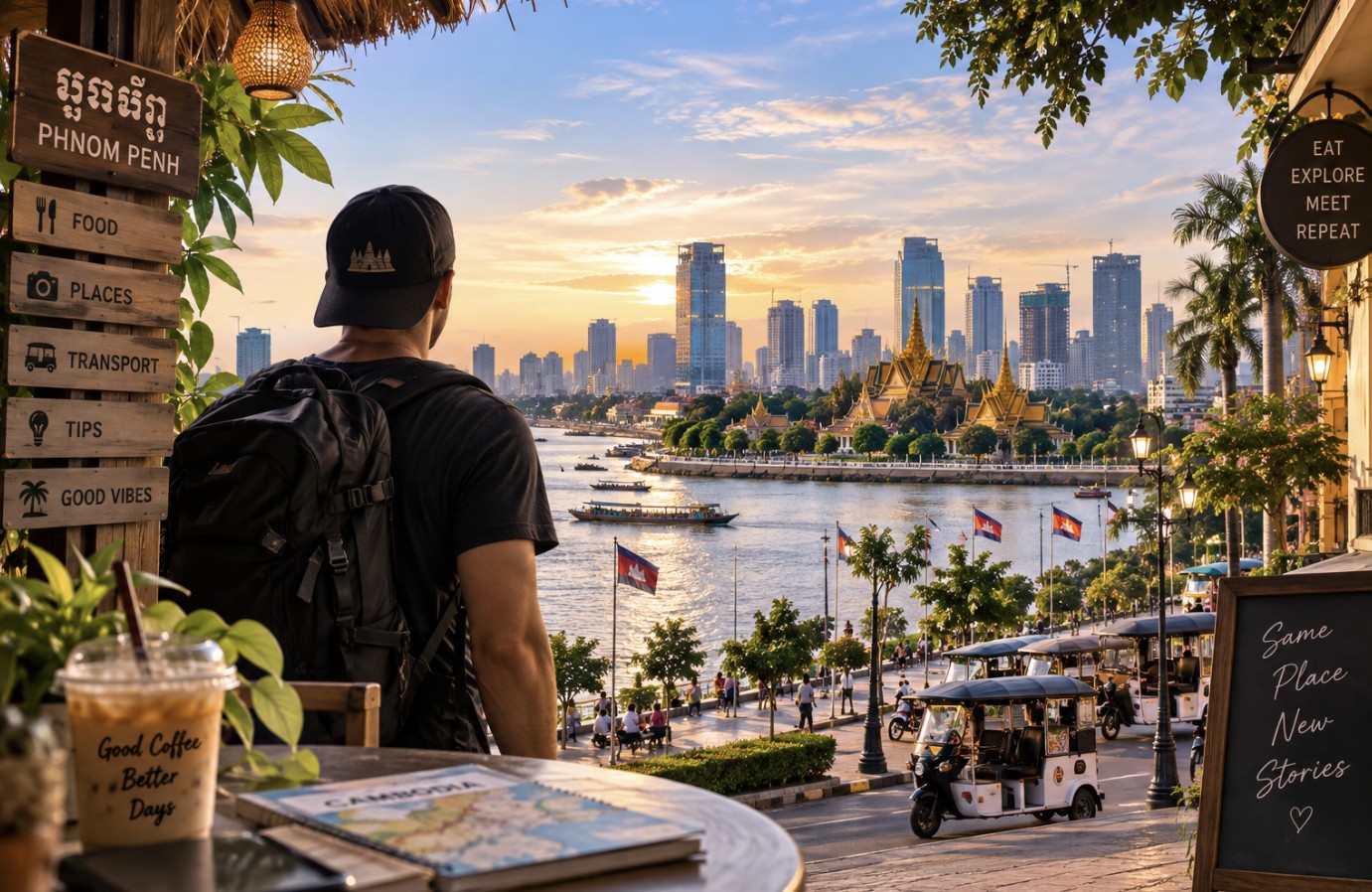 Vos premières 48 heures à Phnom Penh : guide d'arrivée pratique