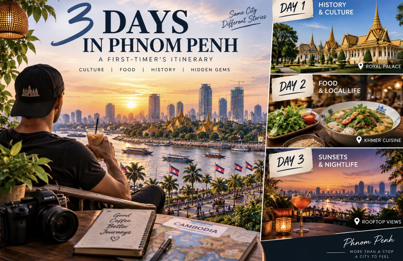 Trois jours à Phnom Penh : itinéraire pour une première visite