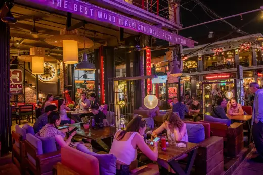 The Station B Pub Street, European, Cambodian